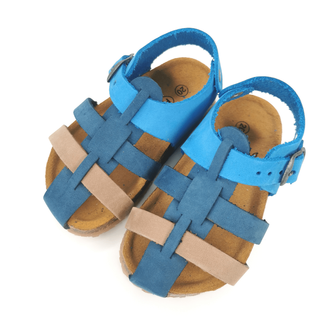 SANDALIAS PLAKTON POLKA BABY AZUL