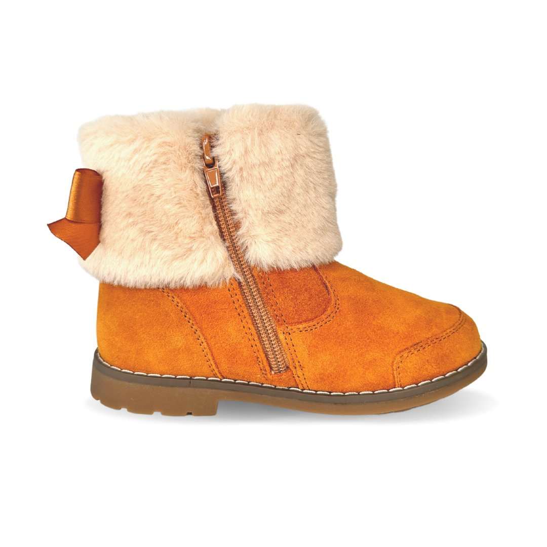 BOTAS STELIE SUEDE LEATHER CAMEL MOD'8 - Pituka Wear