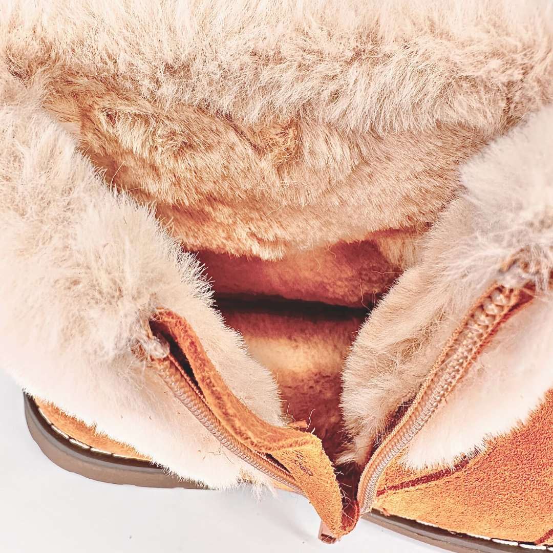 BOTAS STELIE SUEDE LEATHER CAMEL MOD'8 - Pituka Wear