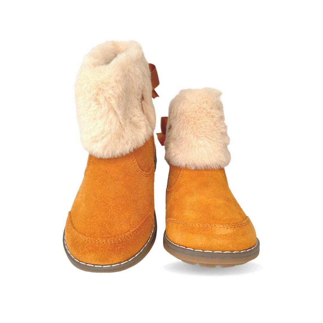 BOTAS STELIE SUEDE LEATHER CAMEL MOD'8 - Pituka Wear