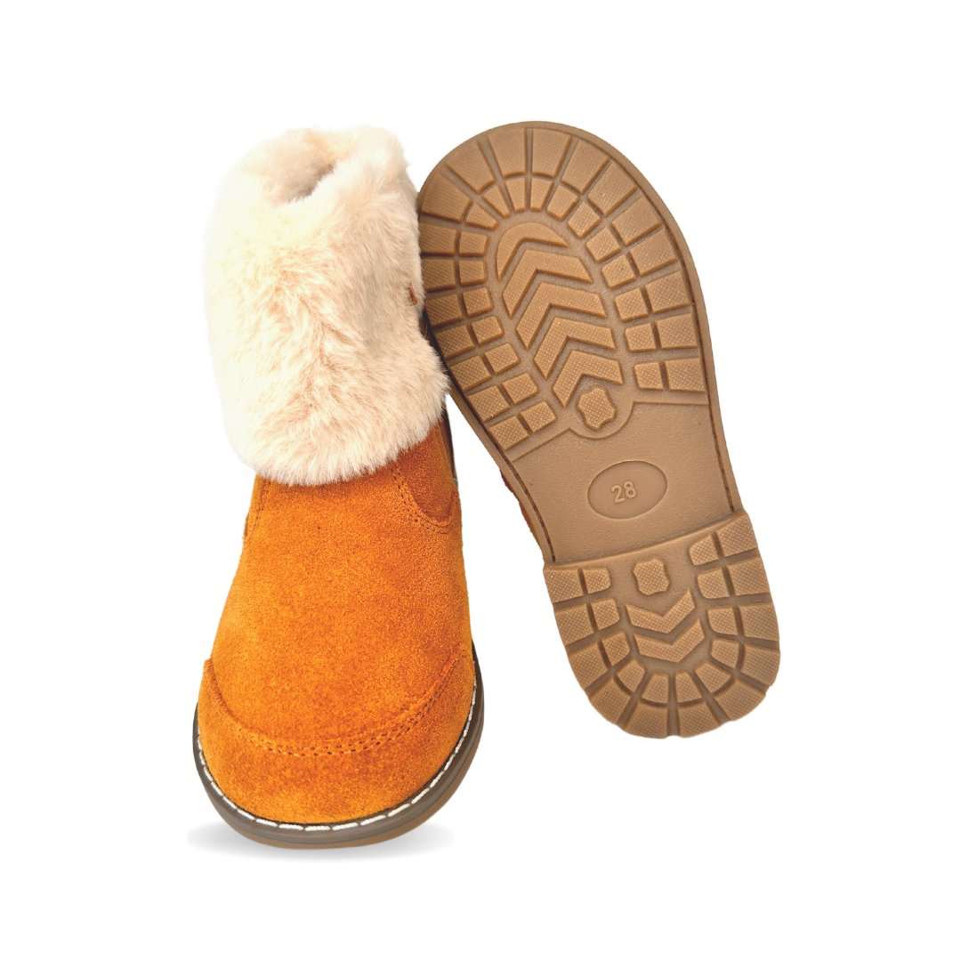 BOTAS STELIE SUEDE LEATHER CAMEL MOD'8 - Pituka Wear