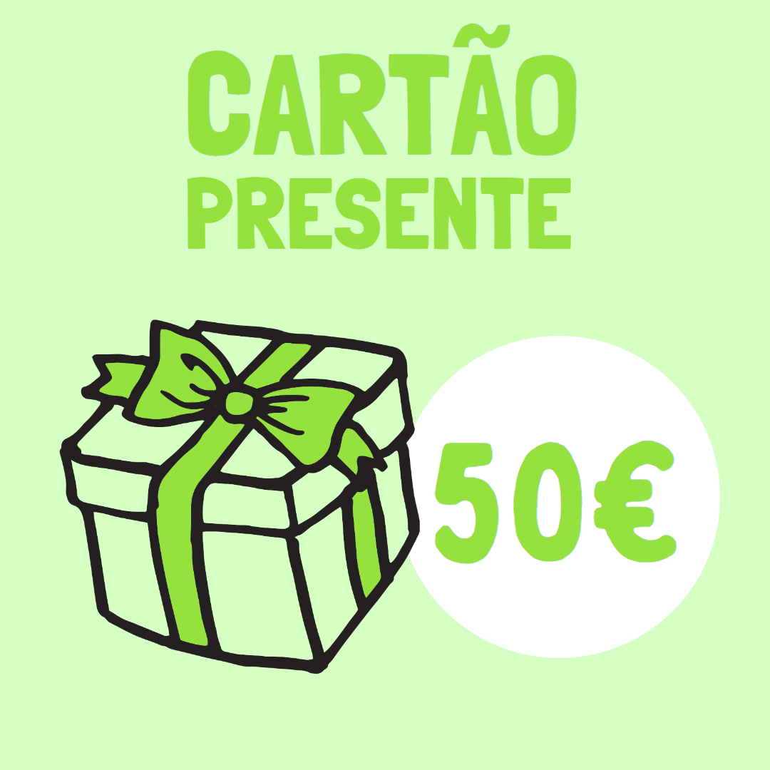 Cartão Presente 50€ - Pituka Wear - Calçado e Roupa para Crianças