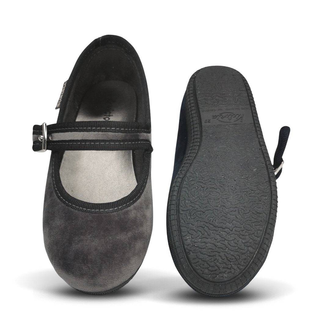 MERCEDITAS VICTÓRIA VELUDO C/ FIVELA - Pituka Wear - Calçado e Roupa para Crianças