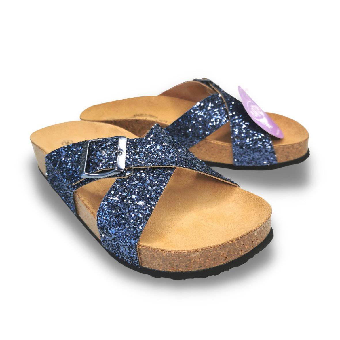 PLAKTON GLITTER MARINHO - Pituka Wear - Calçado e Roupa para Crianças