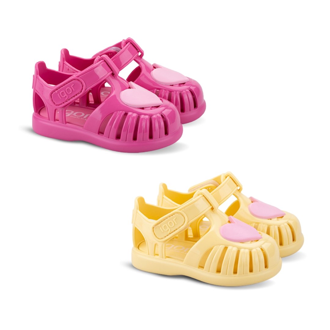 SANDÁLIA TOBBY GLOSS LOVE IGOR - Pituka Wear - Calçado e Roupa para Crianças