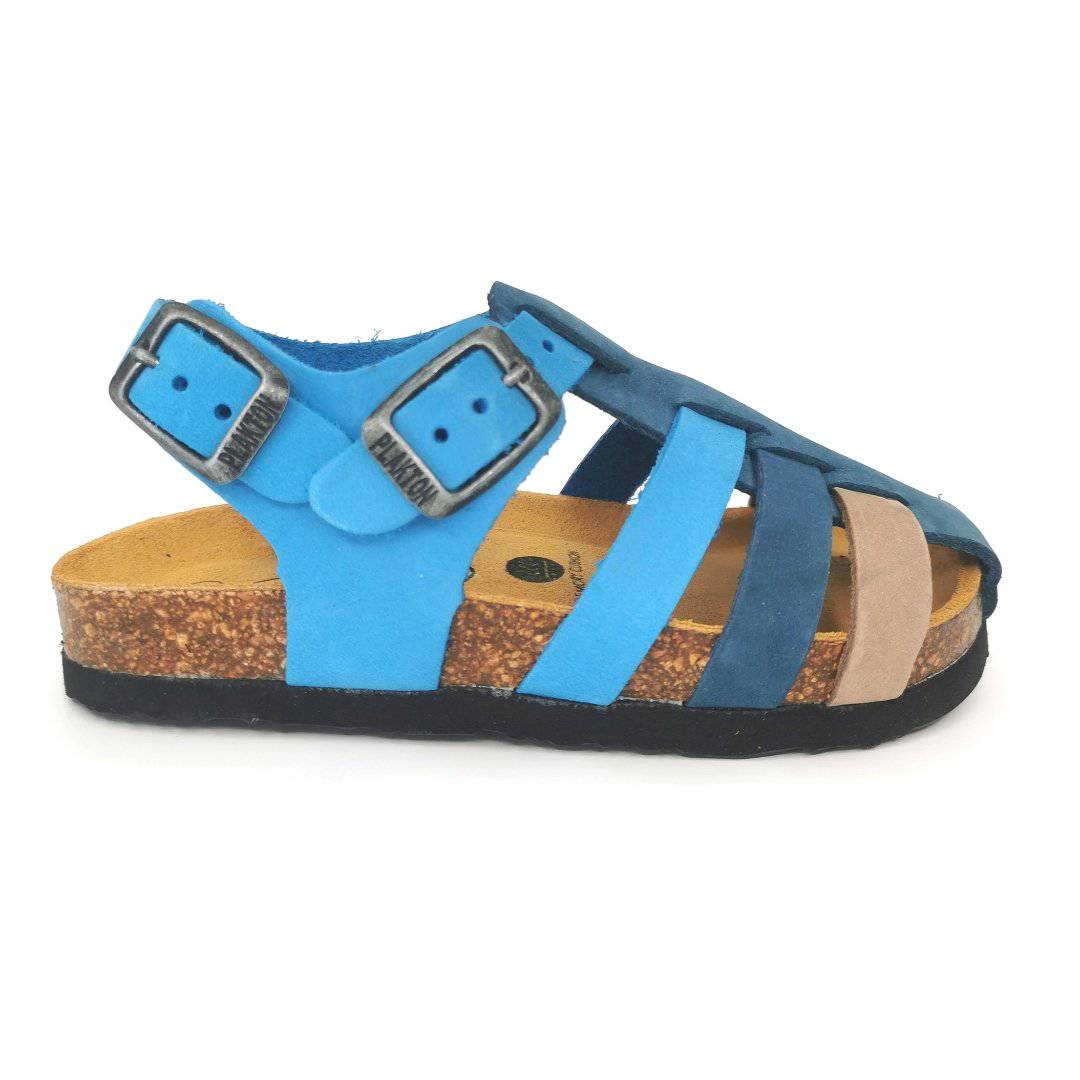 SANDÁLIAS PLAKTON LOULOU AZUL - Pituka Wear - Calçado e Roupa para Crianças