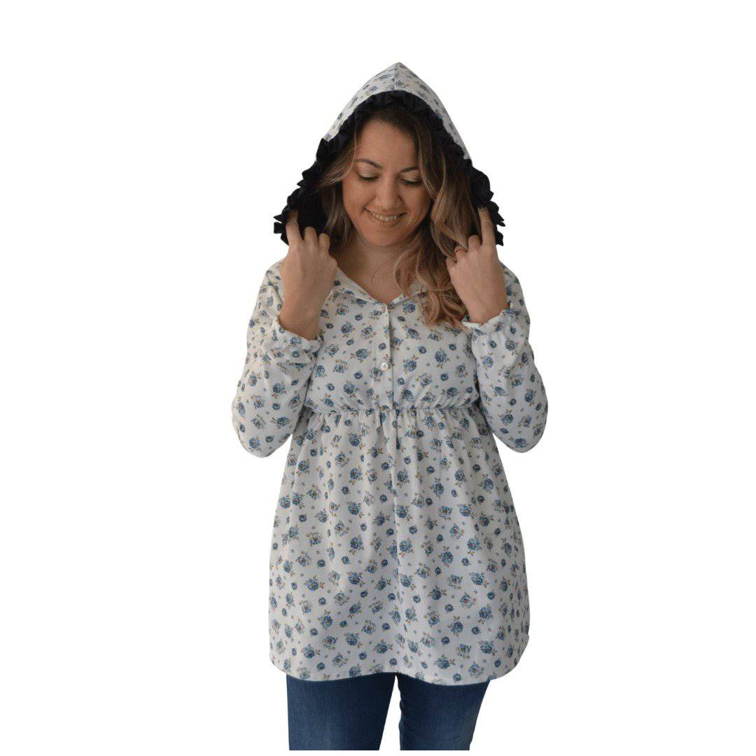 TÚNICA MÃE E FILHA EM SARJA - Pituka Wear - Calçado e Roupa para Crianças