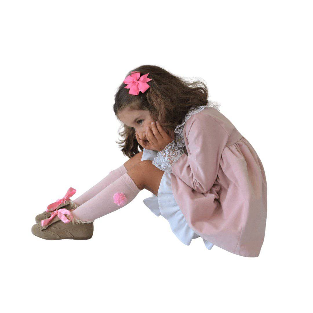VESTIDO CRIANÇA DE VELUDO - Pituka Wear - Calçado e Roupa para Crianças