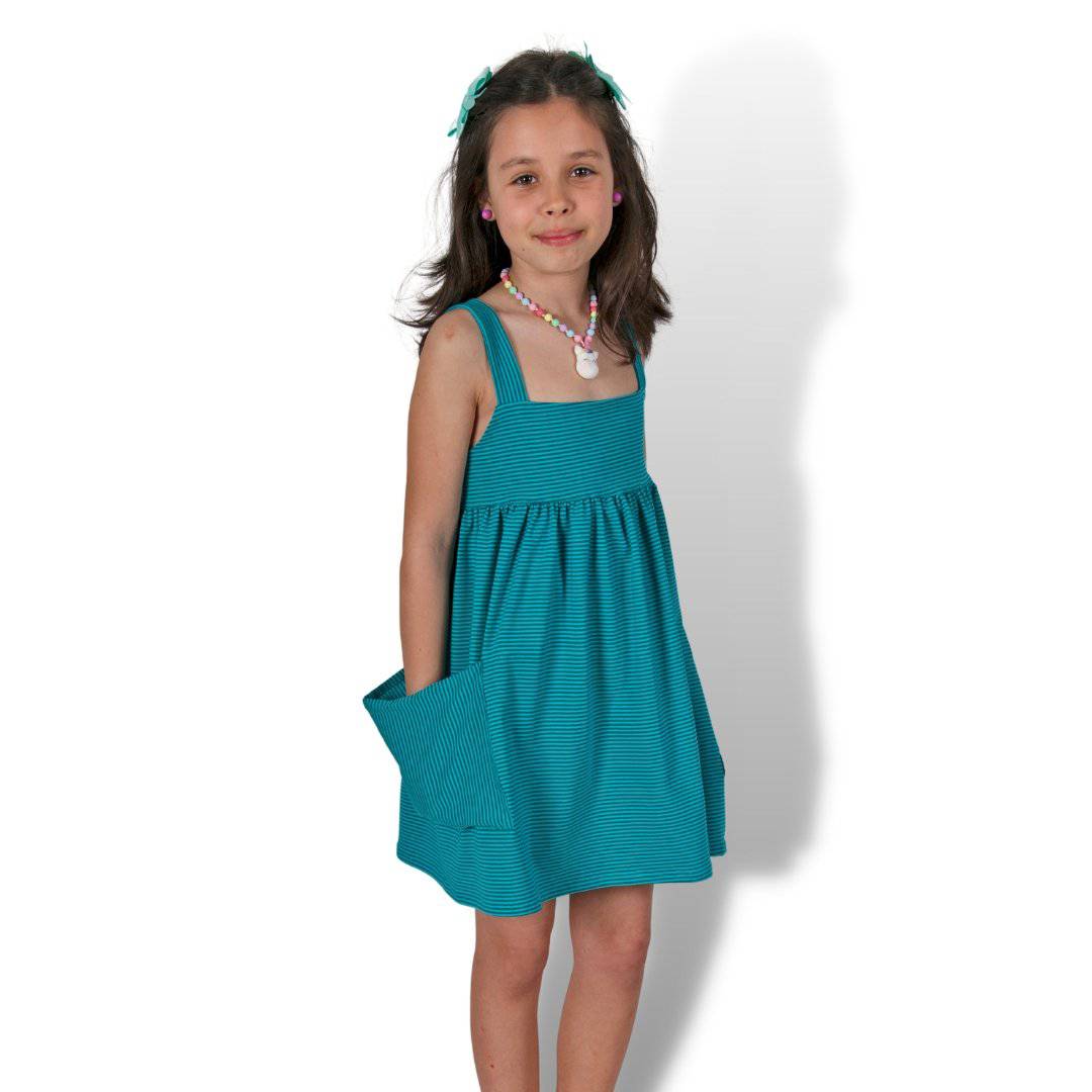 VESTIDO RISCAS - Pituka Wear - Calçado e Roupa para Crianças
