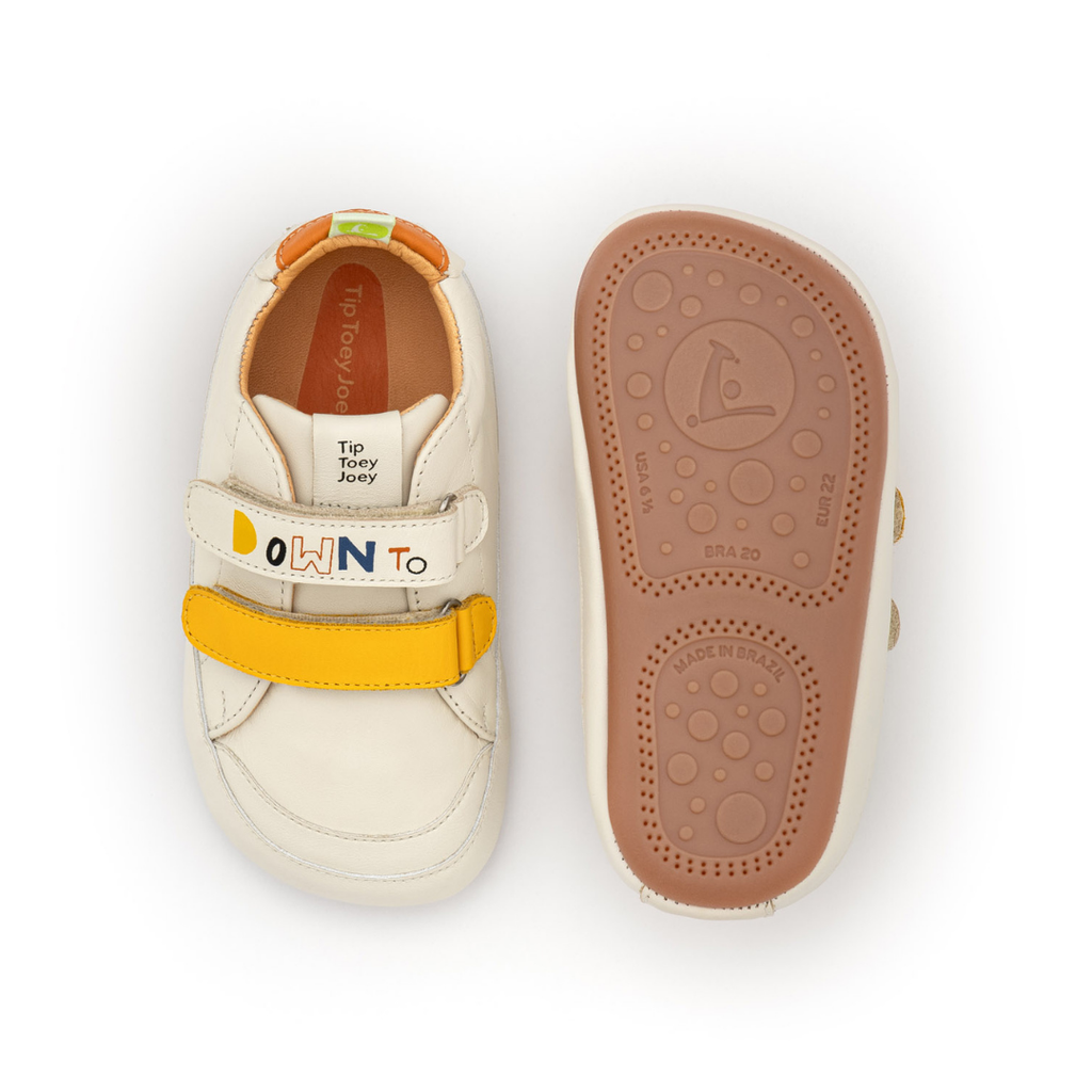 TÉNIS BAREFOOT BOSSY DOWN TO EARTH TIP TOEY JOEY AMARELO - Pituka Wear