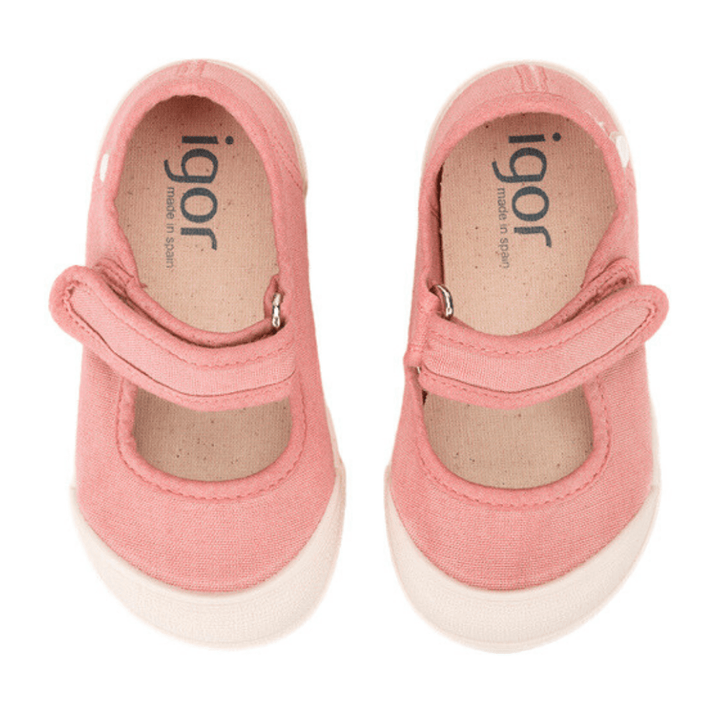 MERCEDITAS LONA MARY JANE BAREFOOT IGOR C/ VELCRO - Pituka Wear 