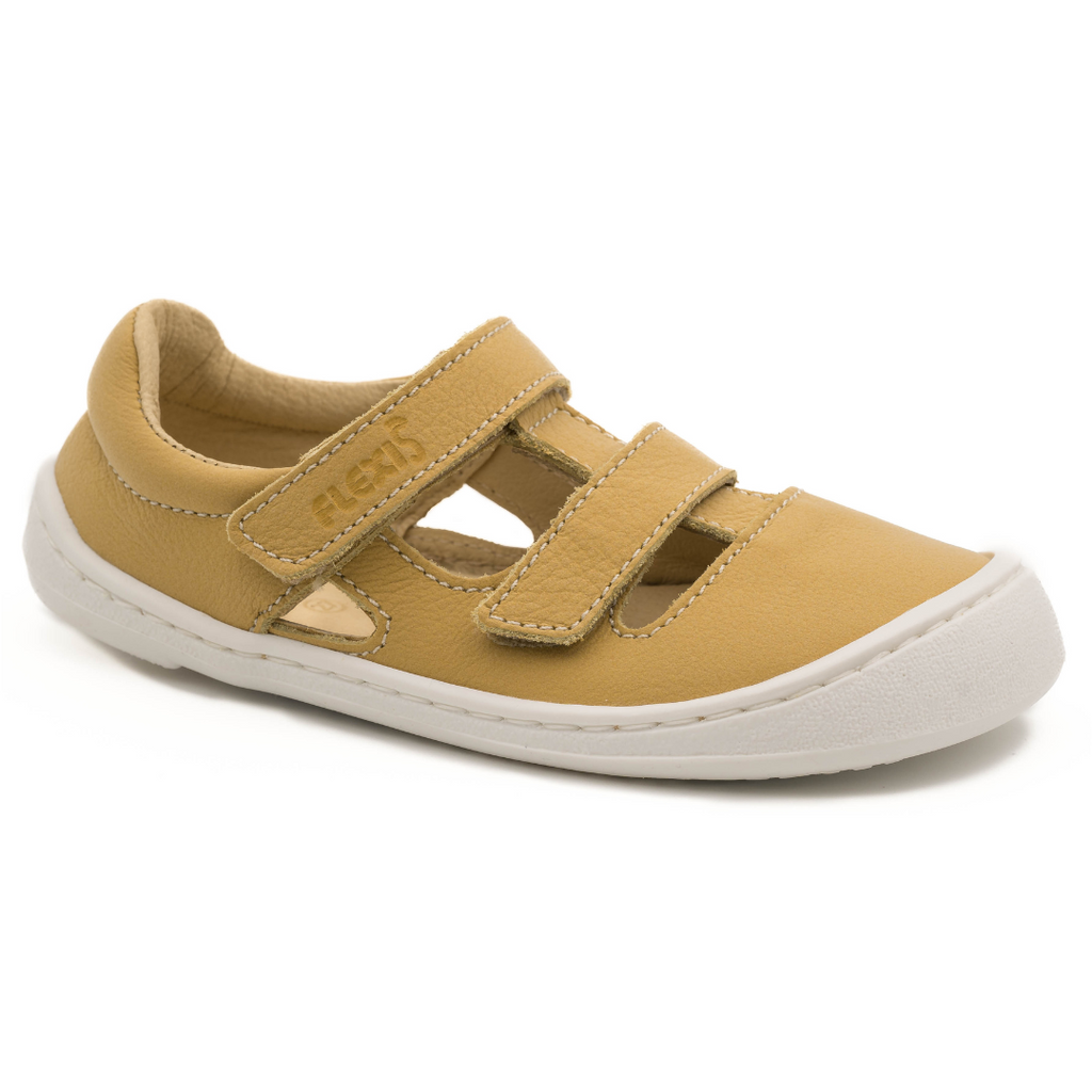 SANDÁLIA BAREFOOT LAVANDA MOSTAZA FLEXI NENS - Pituka Wear