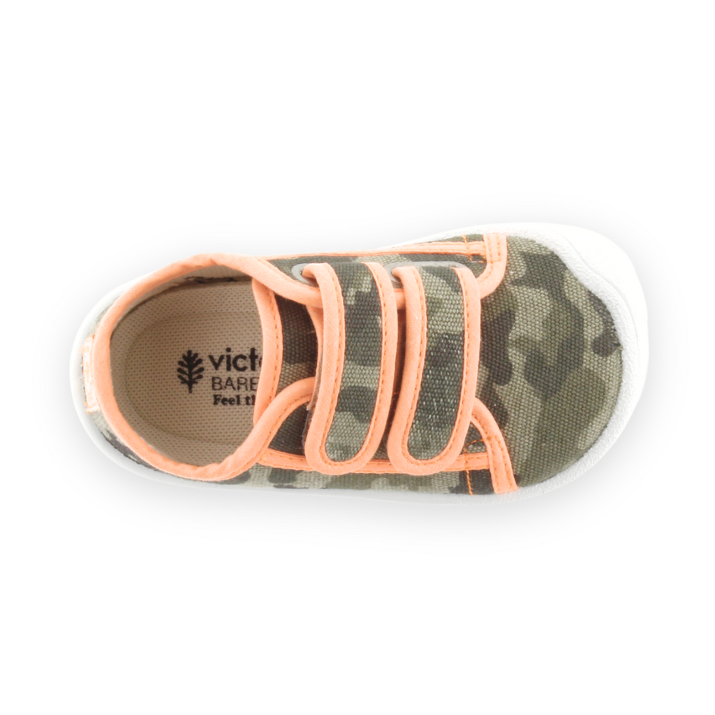 TÉNIS BAREFOOT BOSCO LONA VELCRO CAMUFLAGEM VICTORIA - Pituka Wear
