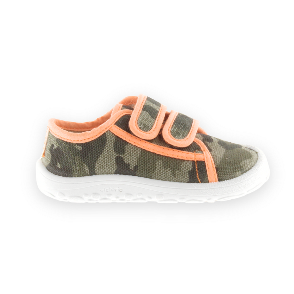 TÉNIS BAREFOOT BOSCO LONA VELCRO CAMUFLAGEM VICTORIA - Pituka Wear