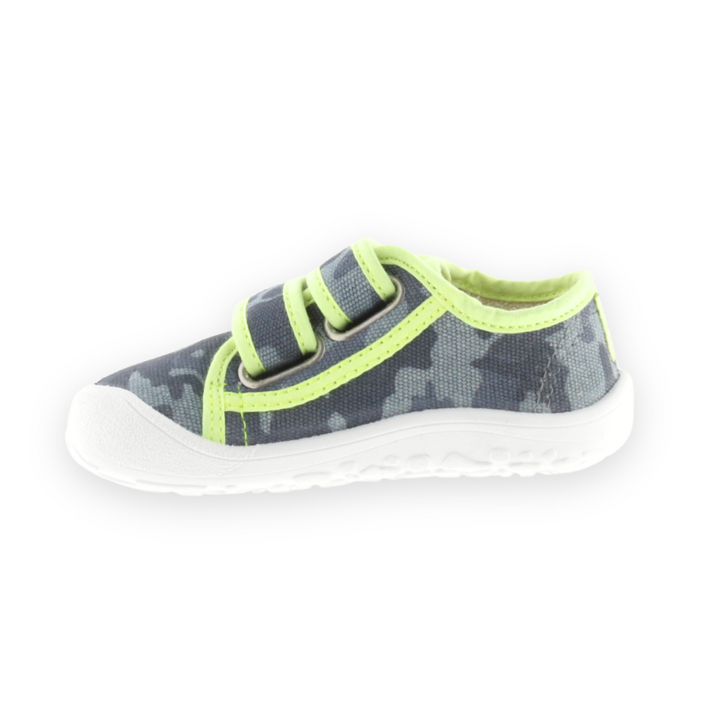 TÉNIS BAREFOOT BOSCO LONA VELCRO CAMUFLAGEM VICTORIA - Pituka Wear