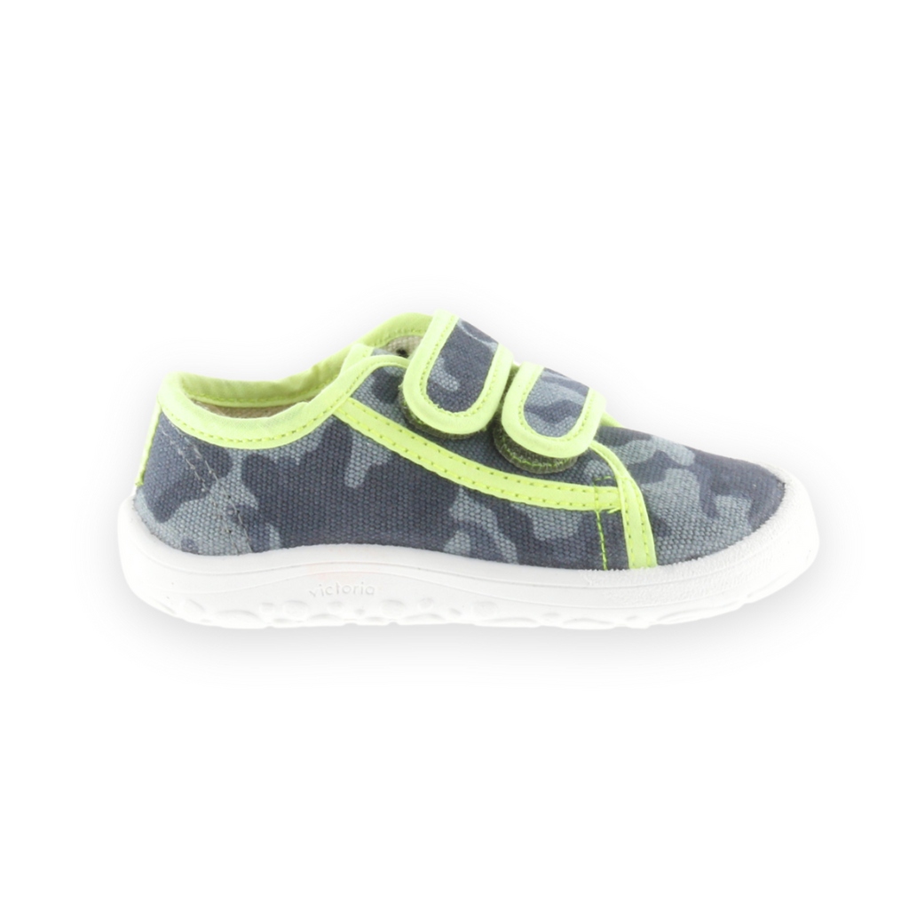 TÉNIS BAREFOOT BOSCO LONA VELCRO CAMUFLAGEM VICTORIA - Pituka Wear