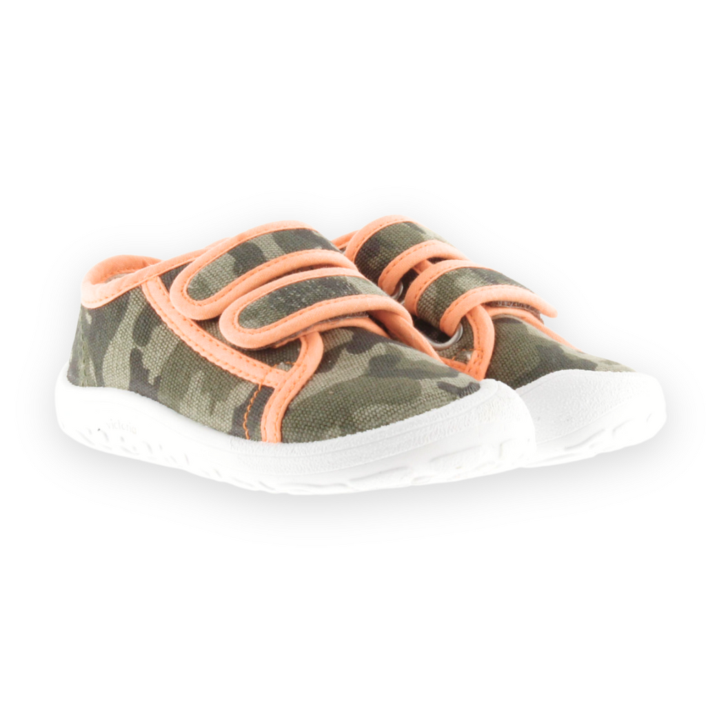 TÉNIS BAREFOOT BOSCO LONA VELCRO CAMUFLAGEM VICTORIA - Pituka Wear