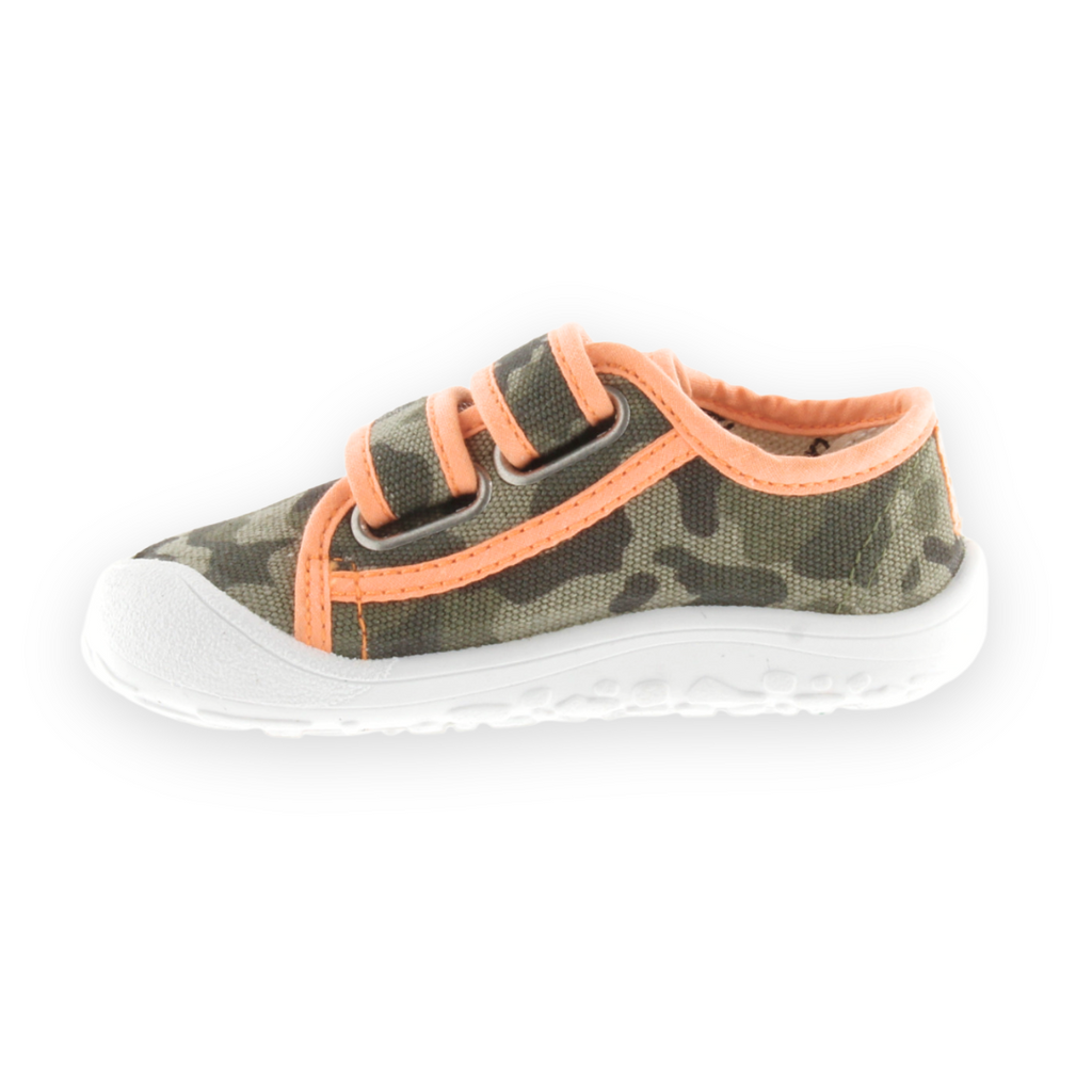 TÉNIS BAREFOOT BOSCO LONA VELCRO CAMUFLAGEM VICTORIA - Pituka Wear