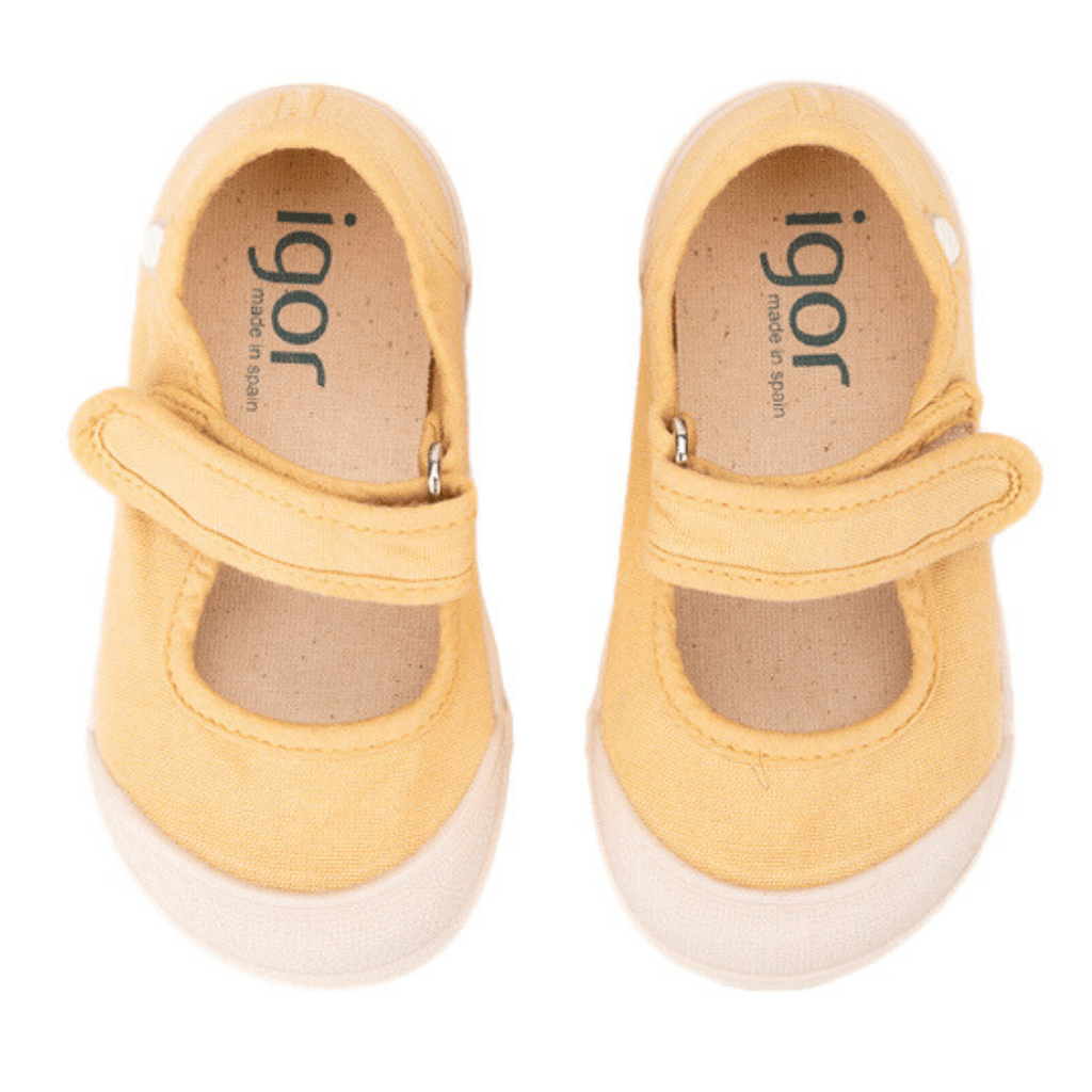 MERCEDITAS LONA MARY JANE BAREFOOT IGOR C/ VELCRO - Pituka Wear 