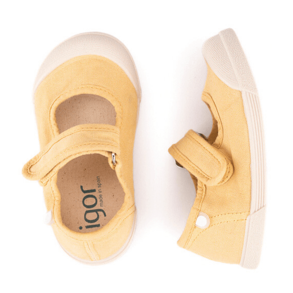 MERCEDITAS LONA MARY JANE BAREFOOT IGOR C/ VELCRO - Pituka Wear 