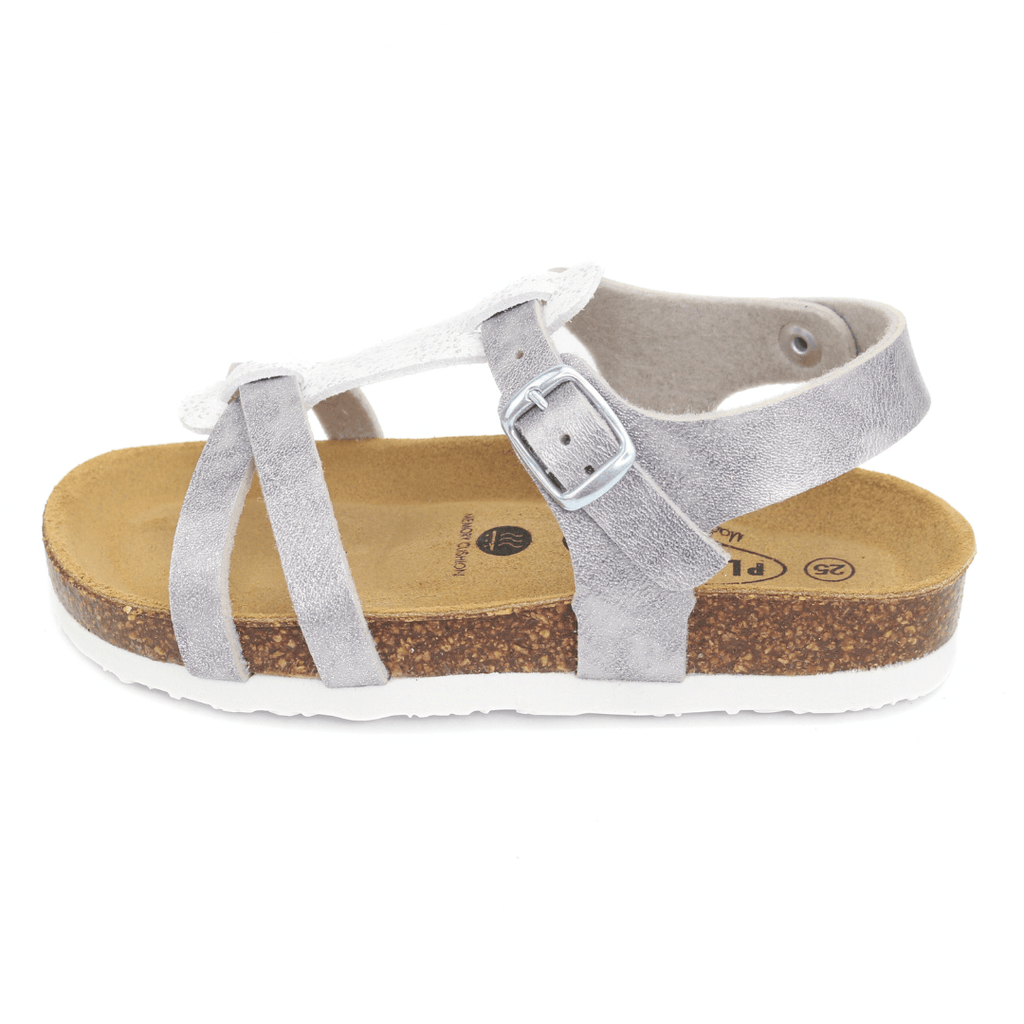 SANDÁLIAS PLAKTON CROSS PRATA - Pituka Wear 