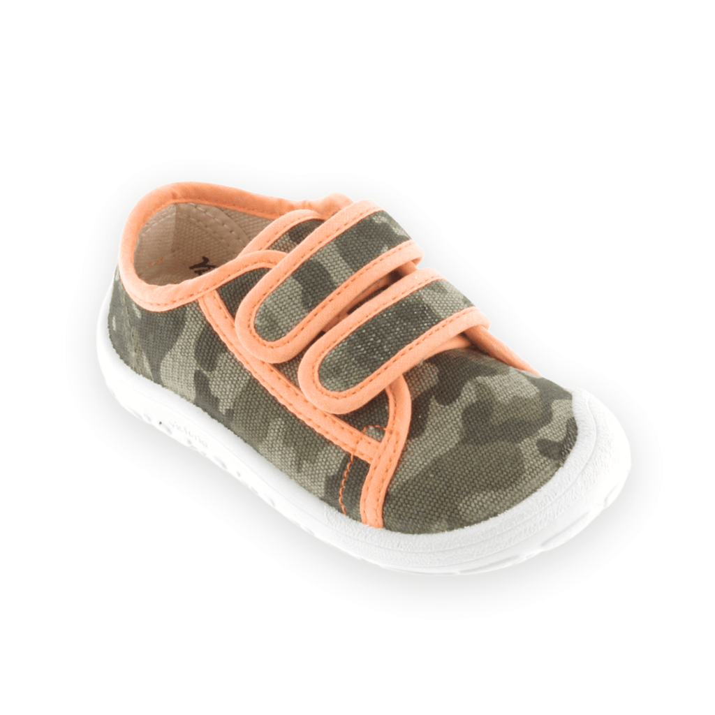 TÉNIS BAREFOOT BOSCO LONA VELCRO CAMUFLAGEM VICTORIA - Pituka Wear