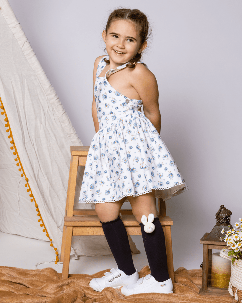 VESTIDO FLORES AZUIS PITUKA - Pituka Wear 