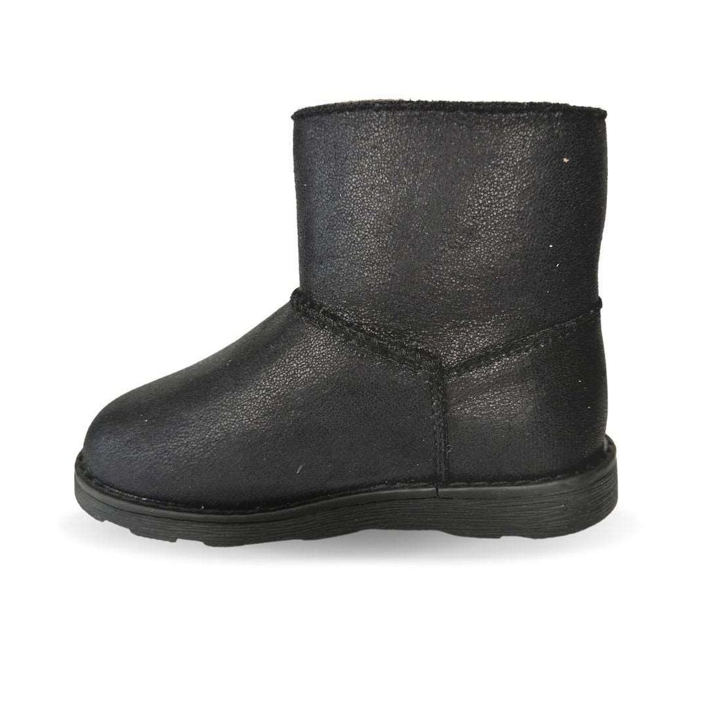 BOTAS ALDIZE SYNTHETIQUE METALLISE+LEO NOIR MOD'8 - Pituka Wear