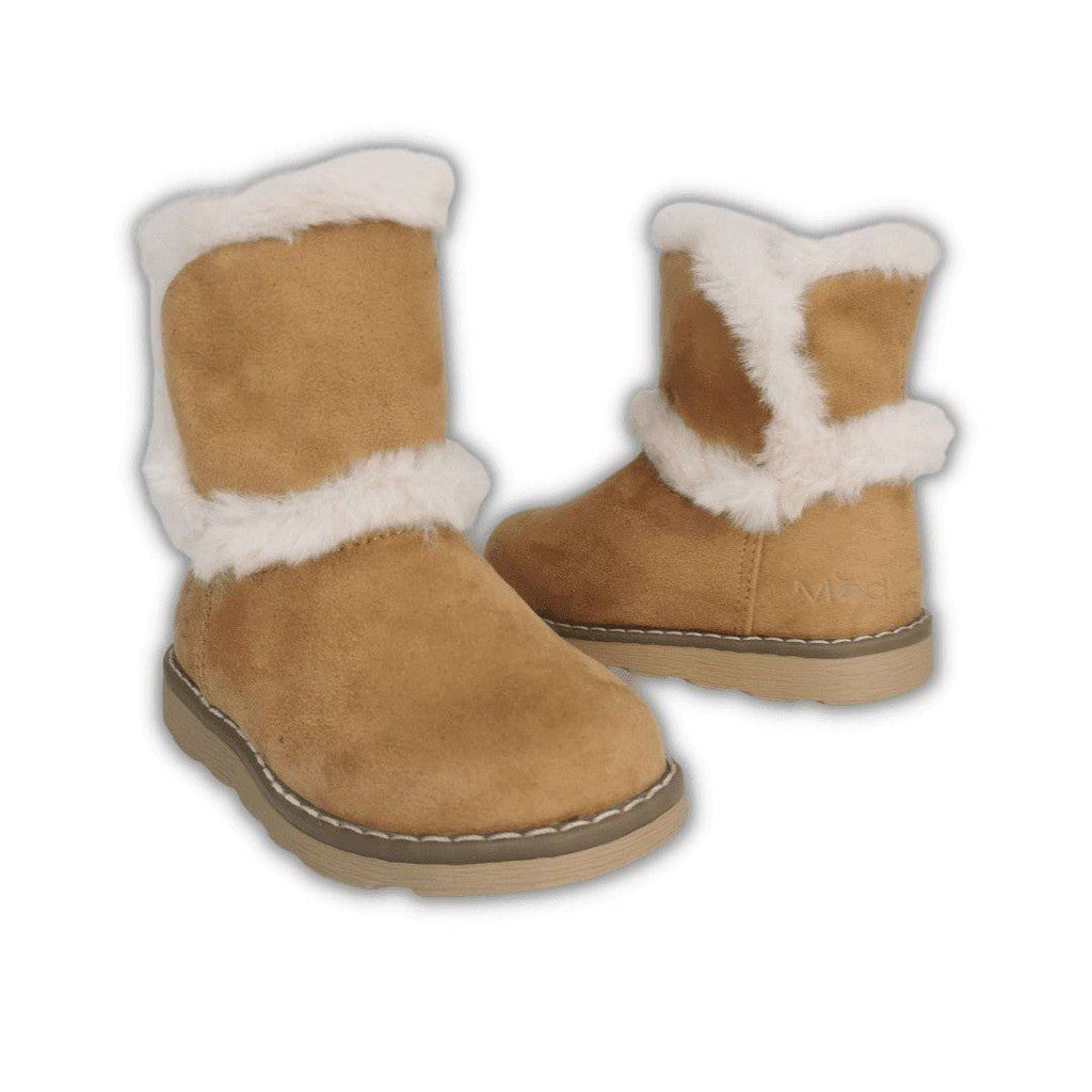 BOTAS ALDOUX CAMEL MOD'8 C/ PELO - Pituka Wear - Calçado e Roupa para Crianças