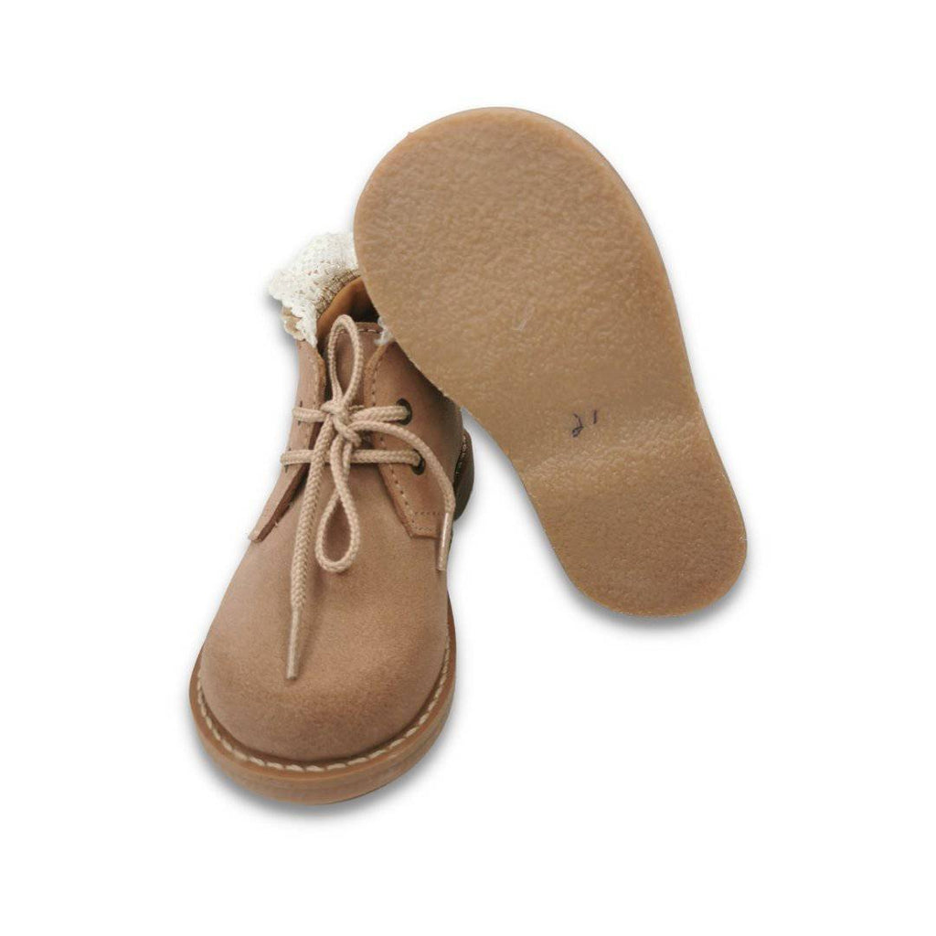 BOTAS CARNEIRAS 653R C/ RENDA NO TORNOZELO ADULTO - Pituka Wear 