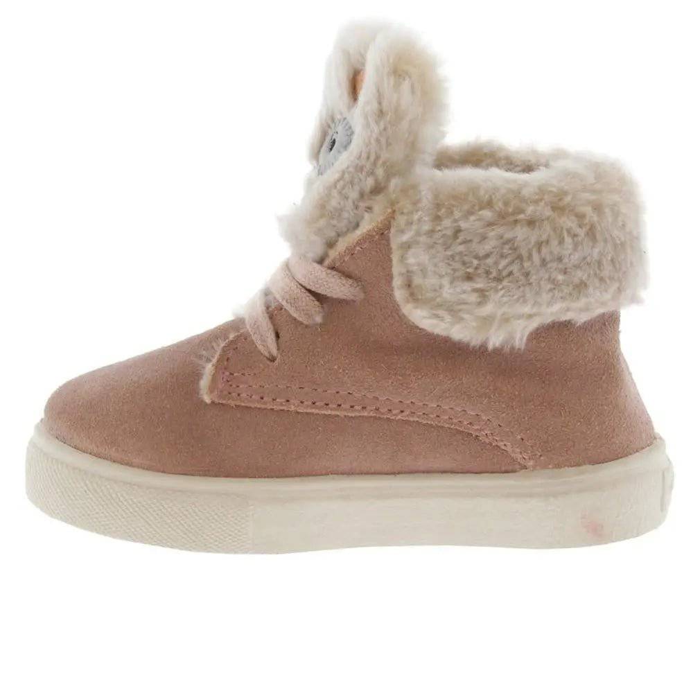 BOTAS VICTORIA EM CAMURÇA C/ ANIMAL - Pituka Wear - Calçado e Roupa para Crianças
