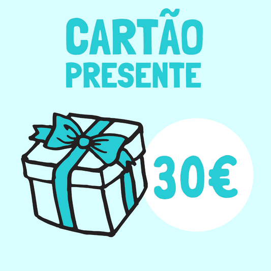 Cartão Presente 30€ - Pituka Wear - Calçado e Roupa para Crianças