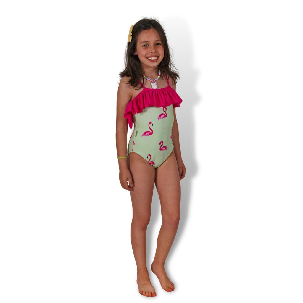 Fato de Banho Flamingo - Pituka Wear - Calçado e Roupa para Crianças