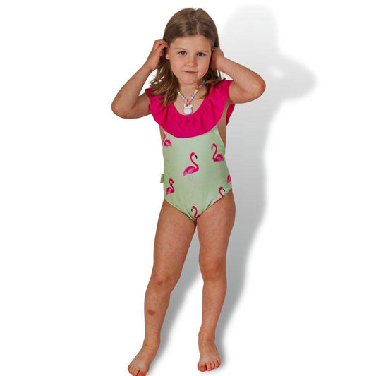 FATO DE BANHO FLAMINGOS - Pituka Wear - Calçado e Roupa para Crianças