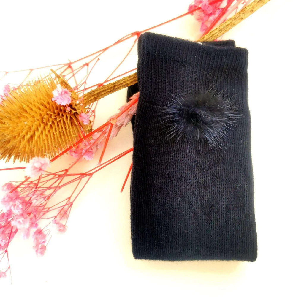 MEIAS COM POMPOM FELPUDO - Pituka Wear 