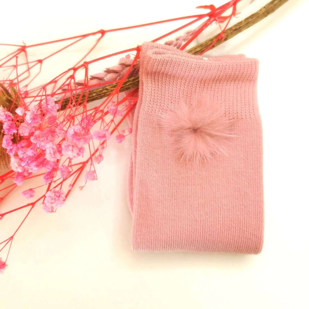 MEIAS COM POMPOM FELPUDO - Pituka Wear 