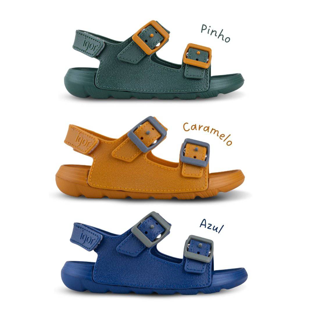 SANDÁLIA IGOR MAUI BICOLOR - Pituka Wear - Calçado e Roupa para Crianças
