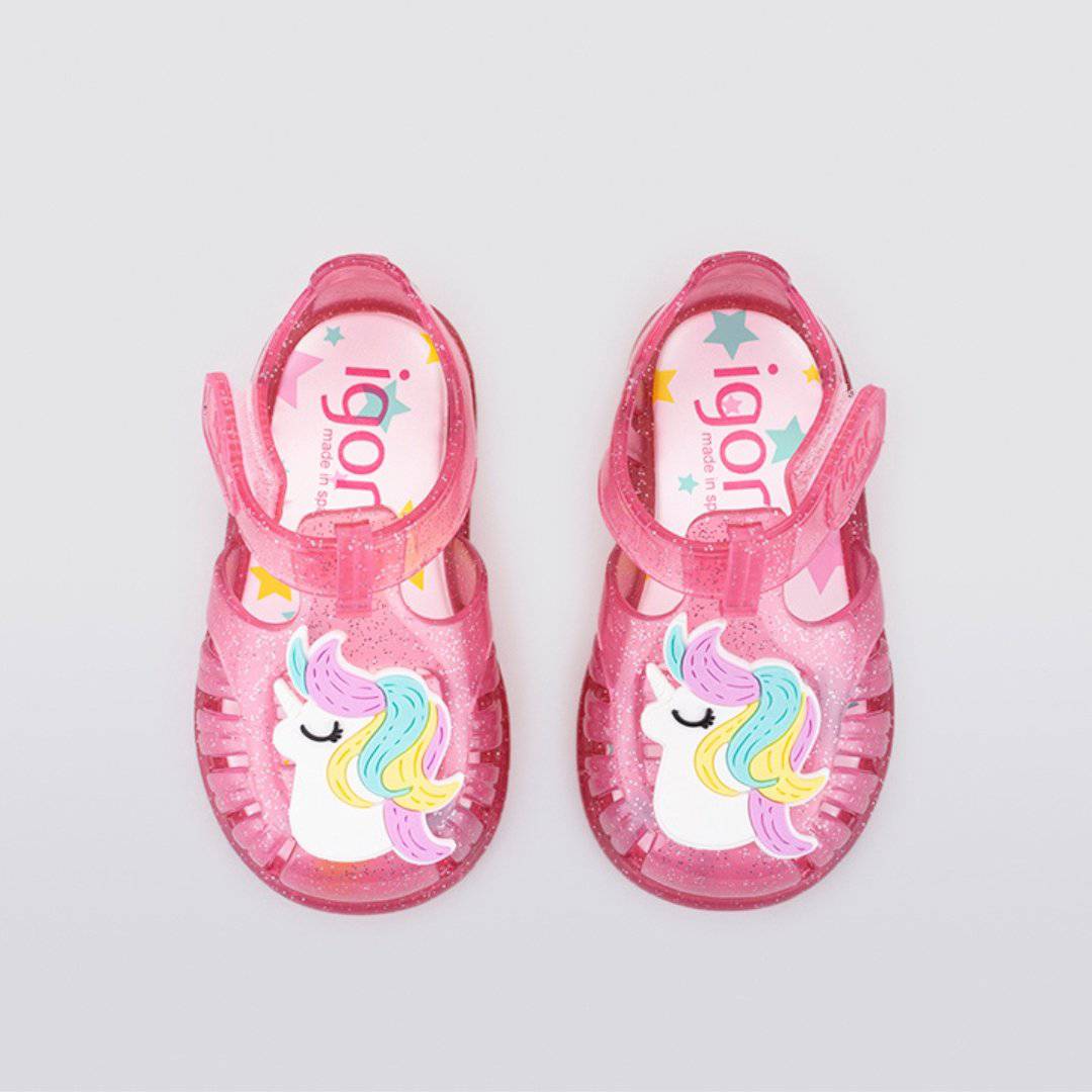 SANDÁLIA TOBBY GLOSS UNICÓRNIO IGOR - Pituka Wear - Calçado e Roupa para Crianças