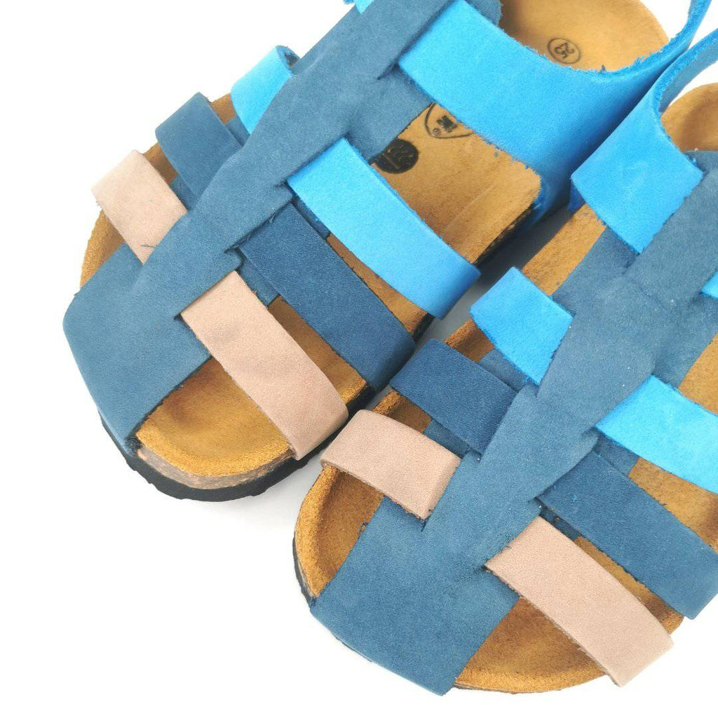 SANDÁLIAS PLAKTON LOULOU AZUL - Pituka Wear 