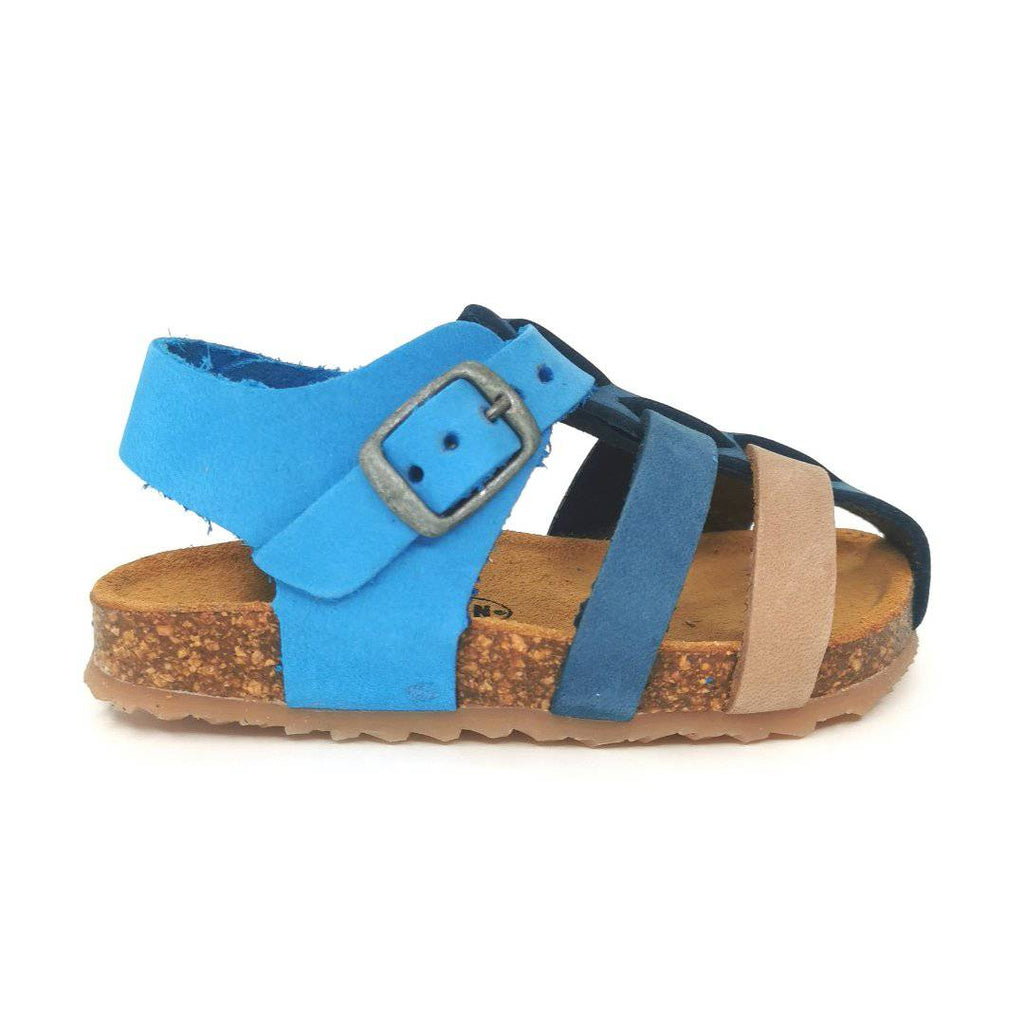 SANDALIAS PLAKTON POLKA BABY AZUL - Pituka Wear - Calçado e Roupa para Crianças