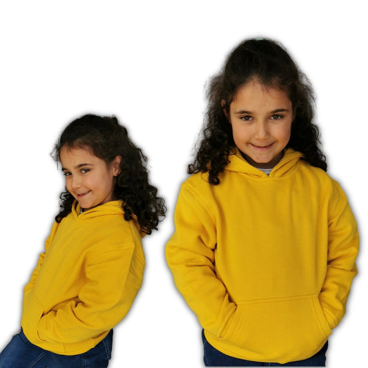 SWEAT AMARELA COM CAPUZ - Pituka Wear - Calçado e Roupa para Crianças