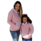 SWEAT ROSA COM FOLHO CARDADA COM CAPUZ - Pituka Wear - Calçado e Roupa para Crianças